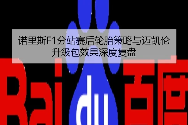 诺里斯F1分站赛后轮胎策略与迈凯伦升级包效果深度复盘
